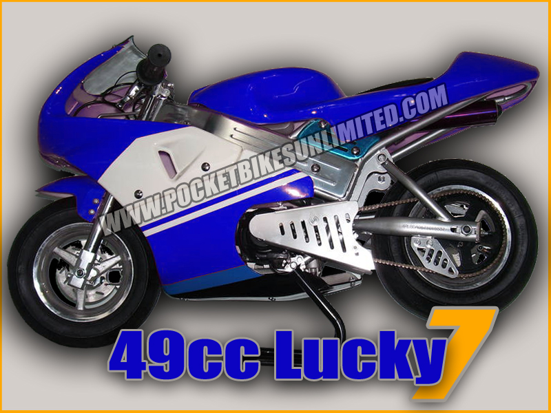 Hmparts Pocket Bike Mini Moto 47 & 49 Ccm Exhaust Type 1 Gold 