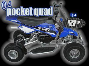 q4 pocket quad, pocket bike quad, pocket bike performance part, pocket bike parts